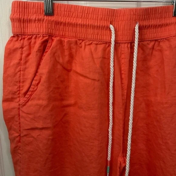 Joie crop pants. Wide leg. Linen. Size L - Picture 3 of 9